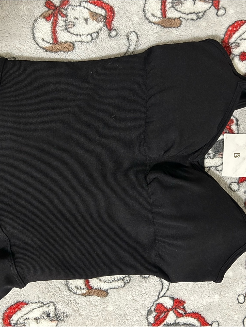 BUFFBUNNY Shape Seamless Bodysuit - Onyx Black SMALL (compressive)